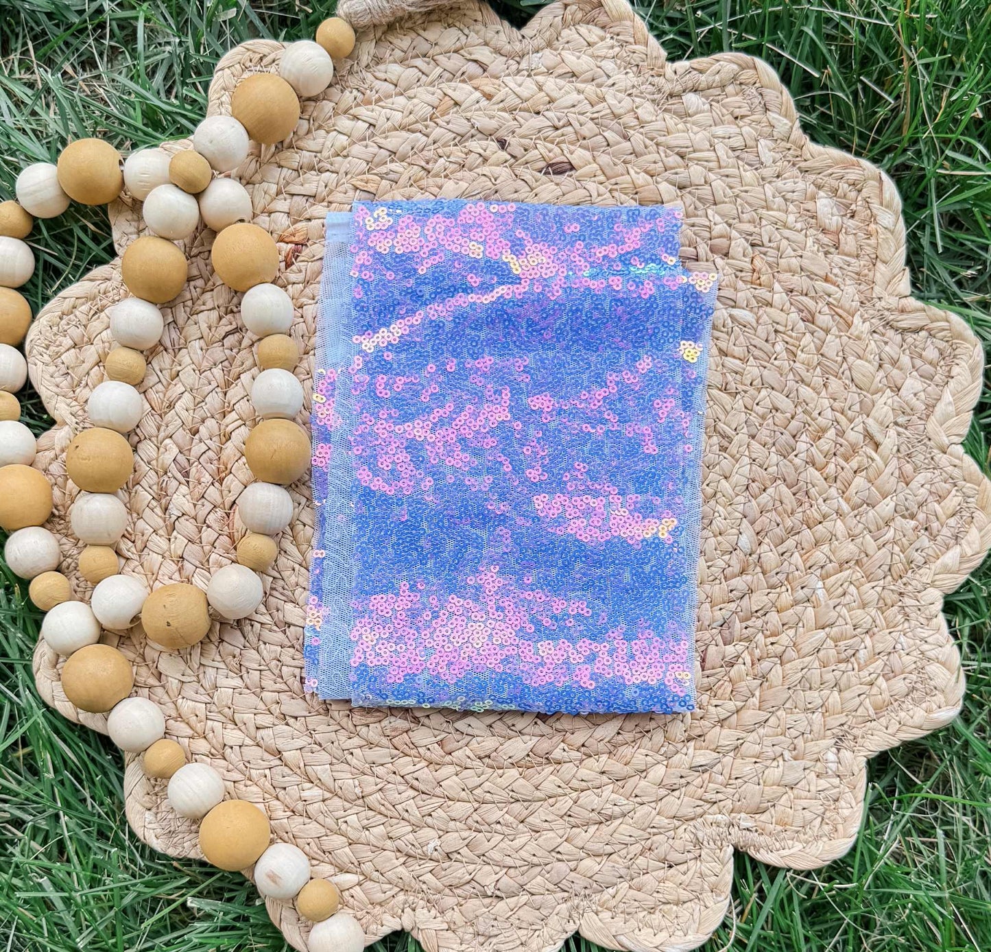 Iridescent Purple Sequins